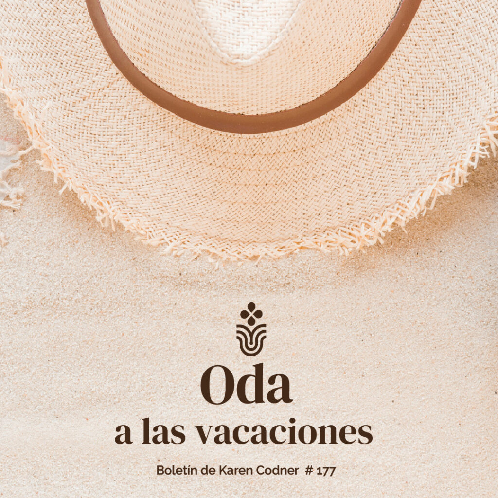 Oda a las vacaciones #177