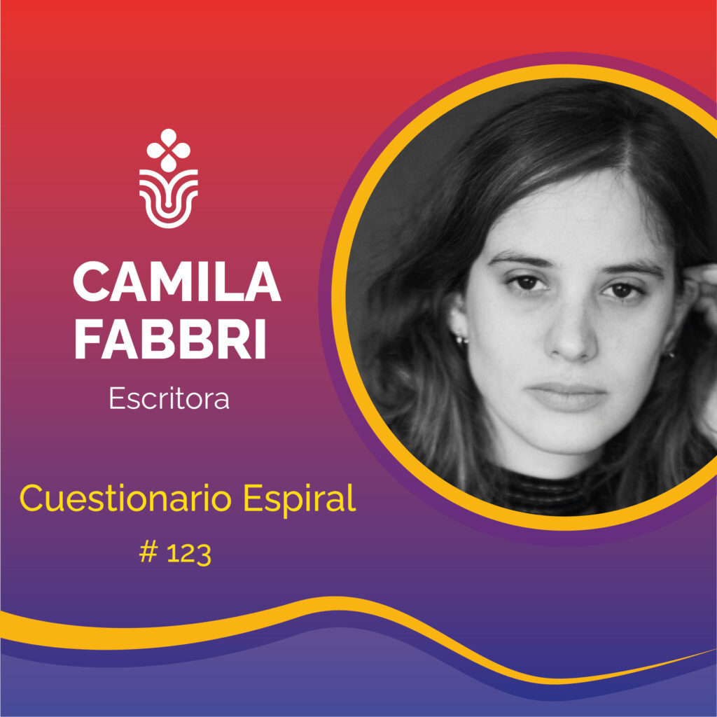 Camila Fabri, «Cuestionario Espiral» #123
