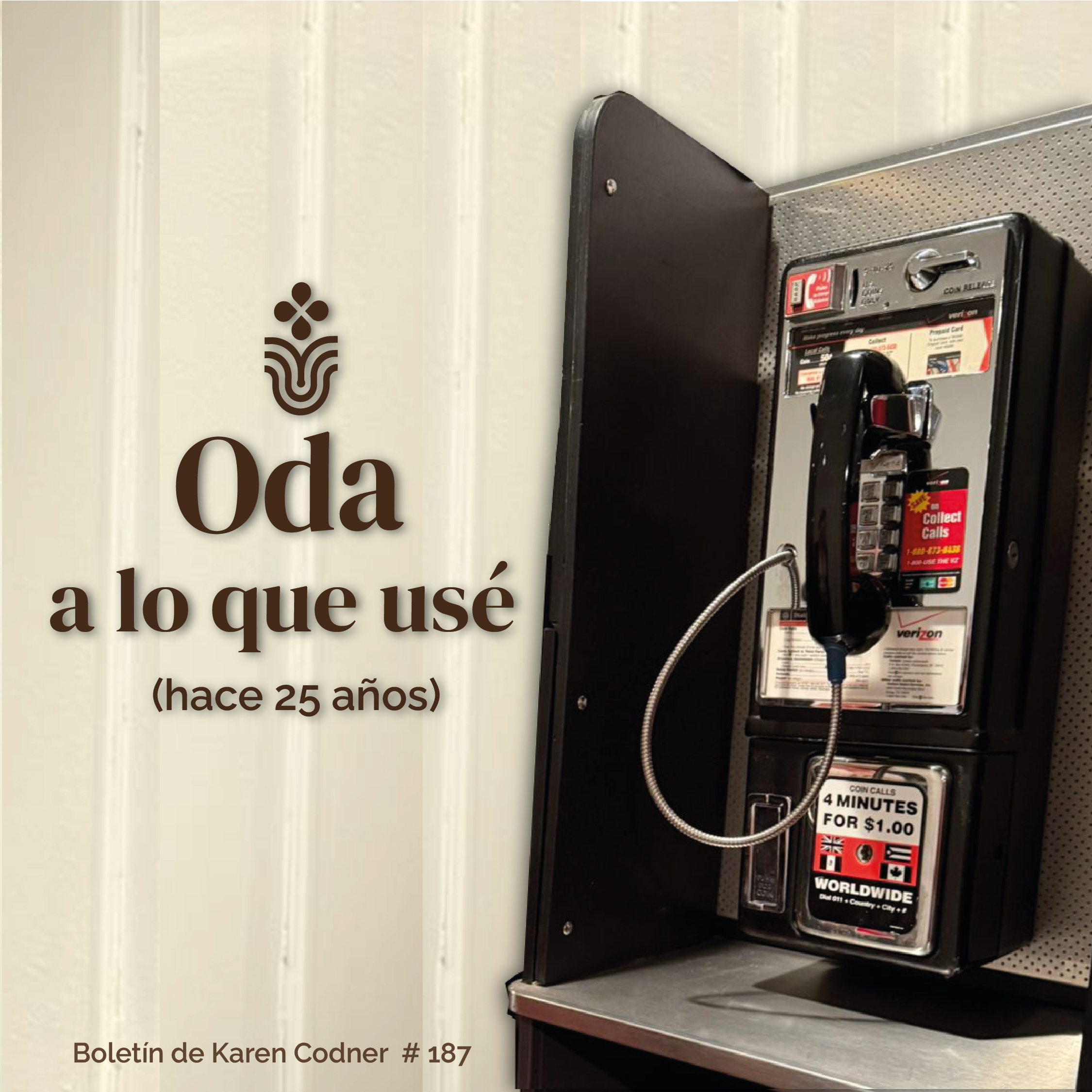 Oda a lo que usé (hace 20 años) #187 Oda a lo que usé (hace 20 años) #187